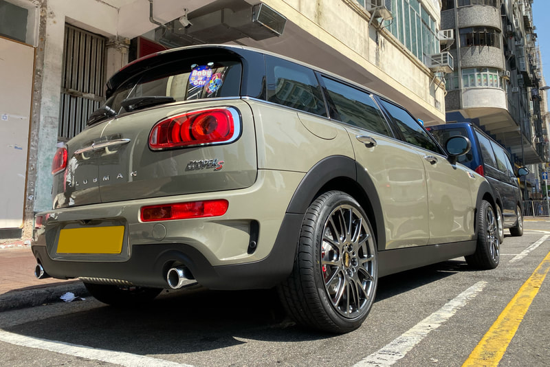 Mini F54 Clubman and BBS REV Wheels and wheels hk and 呔鈴 and pirelli pzero tyres