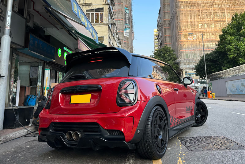 Mini F56 Cooper and Fifteen52 Turbomac Wheels and tyre shop hk and 輪胎店