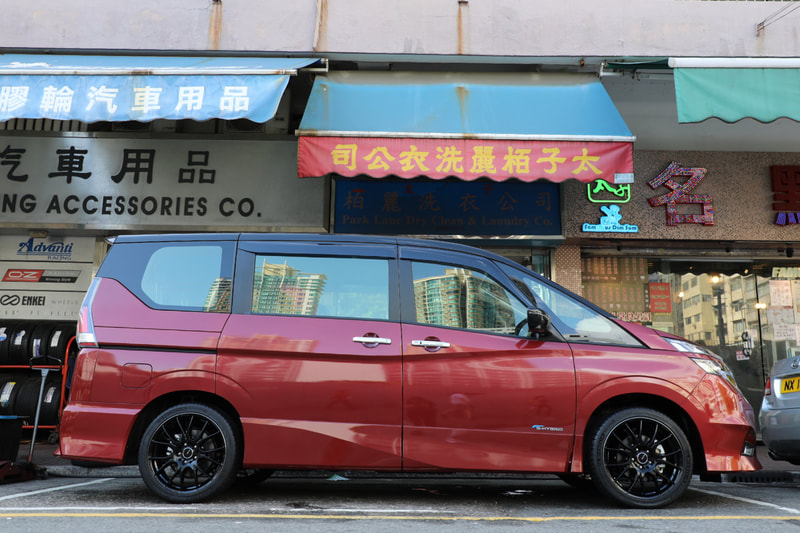 Nissan C27 Serena and RAYS 2x7plus and 呔鈴