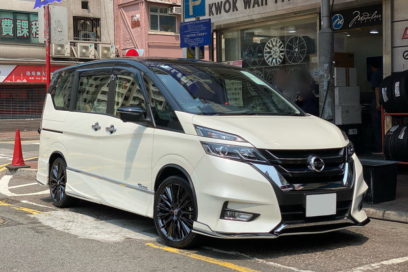 Nissan Serena C27 and RAYS Vouge Wheels 10th Anniversary Edition WP and wheels hk and 呔鈴 and tyre shop