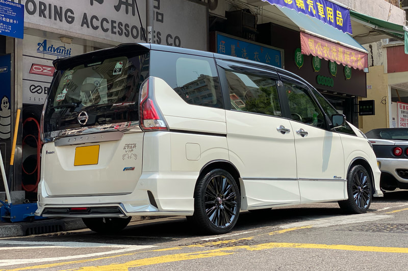 Nissan C27 Serena and RAYS Vouge and 呔鈴 and wheels hk