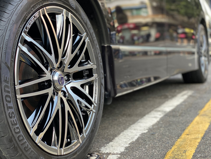 Nissan Elgrand and RAYS Versus Valore Wheels and wheels hk and 呔鈴