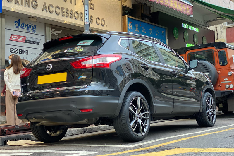 nissan qashqai and rays rp5 wheels and tyre shop hk and continental tyres and 呔鈴