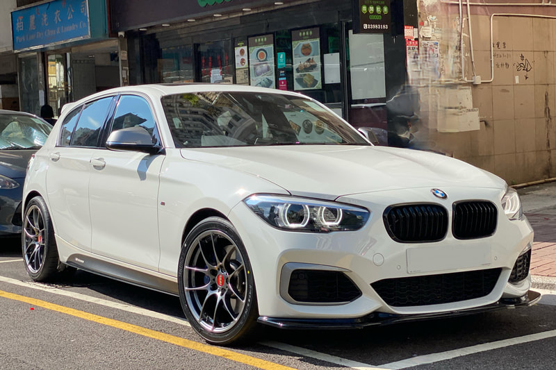 BMW F20 1 Series m140i and BBS RF Wheels and wheels shop hk and tyre shop hk and 呔鈴