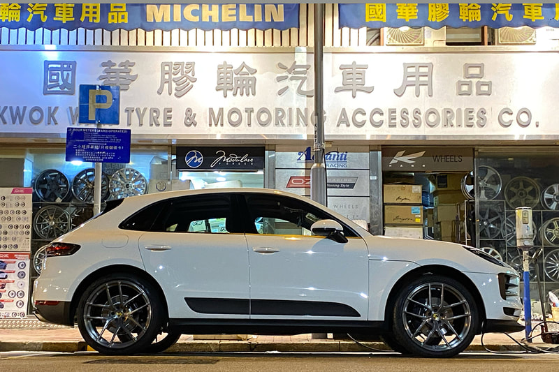 Porsche Macan and Modulare Wheels B18 EVO and tyre shop hk and Pirelli Scorpion Zero tyre and 輪胎店