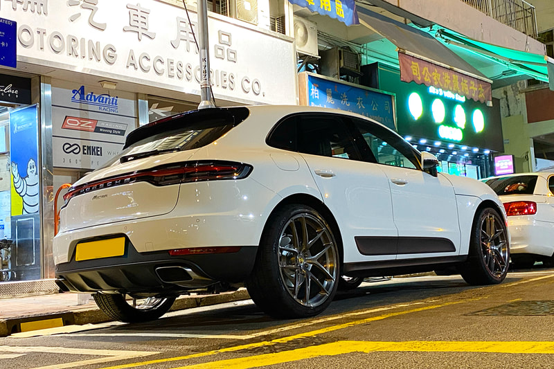 Porsche Macan and Modulare Wheels B18 EVO and tyre shop hk and Pirelli Scorpion Zero tyre and 輪胎店