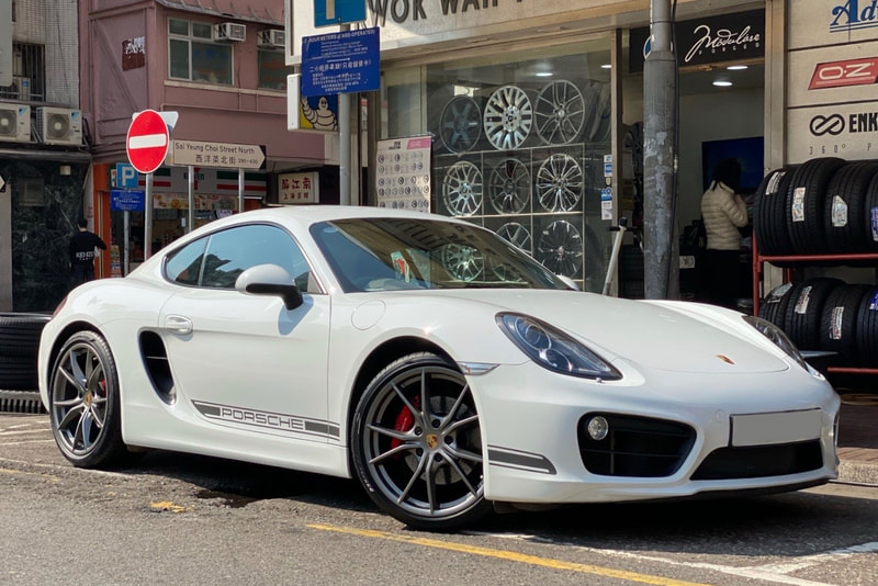 Porsche Cayman 981 and Porsche Carrera S IV Wheels and wheels hk and 呔鈴