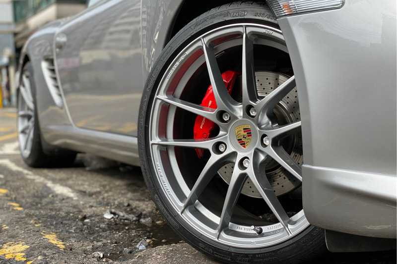 Porsche Boxster and OZ Racing Wheels Leggera HLT and wheels hk and 呔鈴 and michelin ps2 tyres