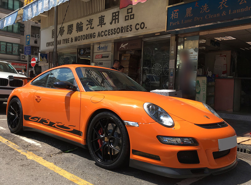 Porsche 997 and BBS RID Wheels and wheels hk and 呔鈴