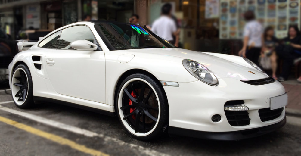 Porsche 997 Turbo and Modulare Wheels C30 -DC Wheels and wheels hk and  呔鈴