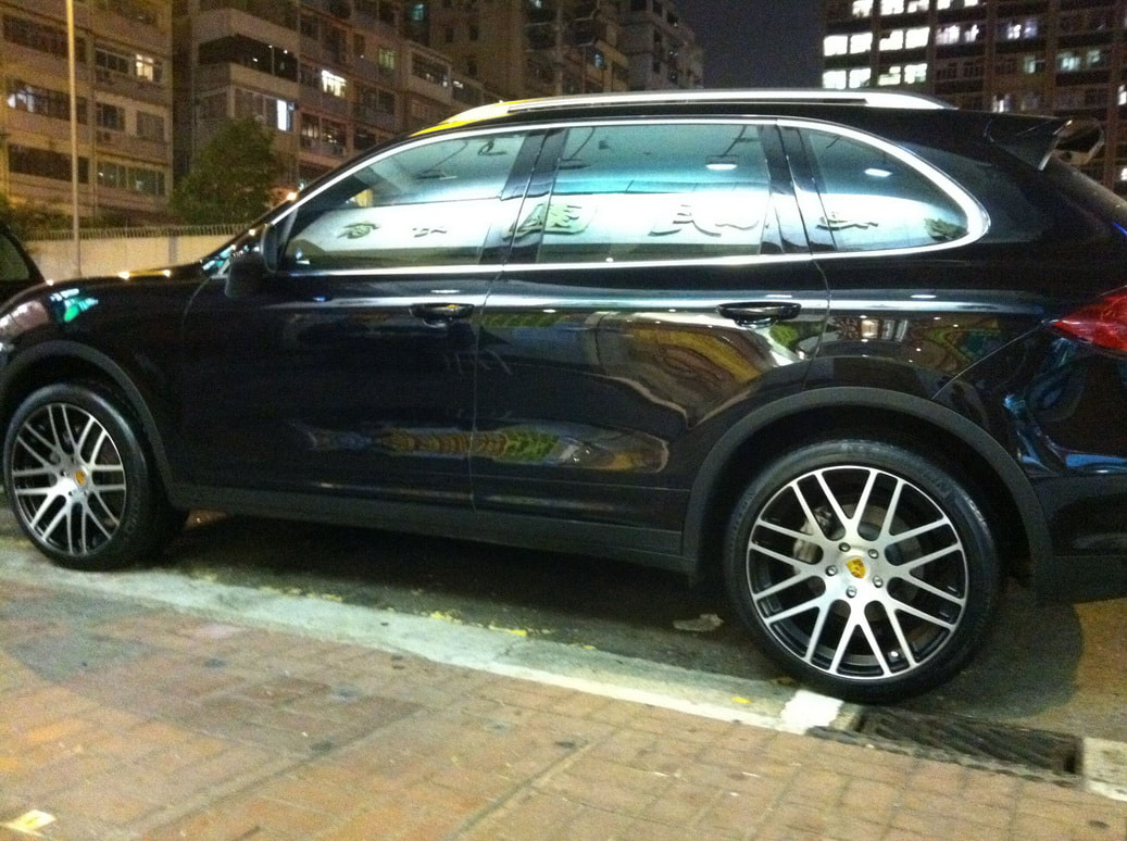 Porsche Cayenne and Modulare Wheels B14 Wheels and wheels hk and 呔鈴