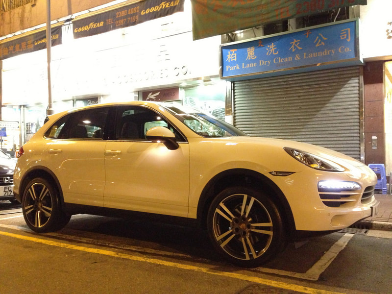 Porsche Cayenne and Porsche Turbo II Wheels and wheels hk and 呔鈴