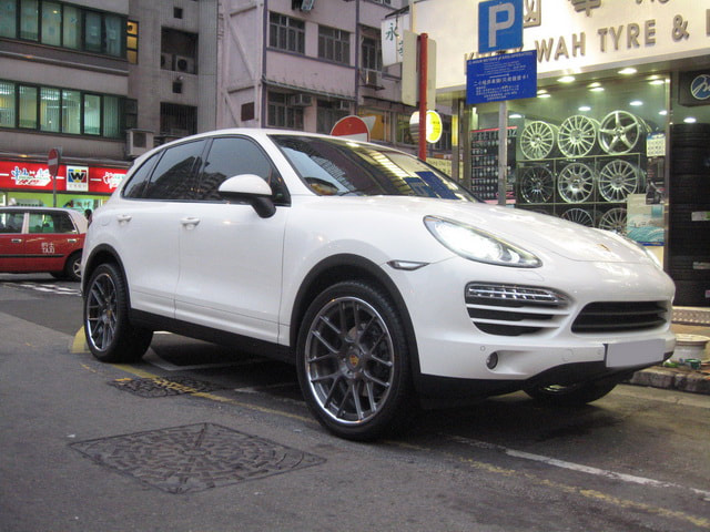 Porsche Cayenne and ADV1 wheels 7 and wheels hk and 呔鈴
