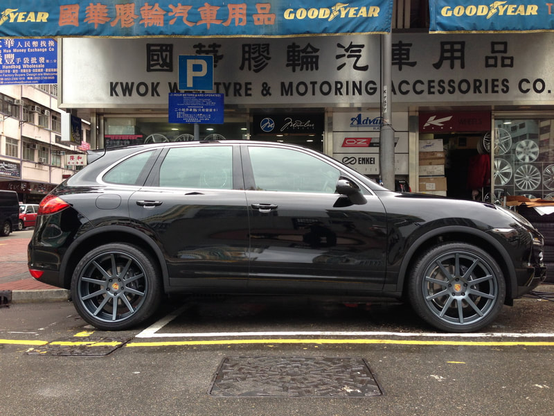 Porsche Cayenne and Modulare Wheels C15 Wheels and wheels hk and 呔鈴