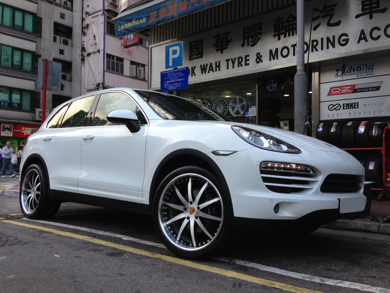 Porsche Cayenne and Modulare Wheels M21 Wheels and wheels hk and 呔鈴