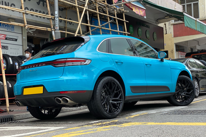Porsche Macan S and Modulare Wheels B39 and wheels hk and 呔鈴 and tyre shop hk