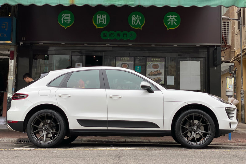 Porsche Macan and Vorsteiner Wheels VFF103 and wheels hk and michelin latitude sport 3 tyres and 呔鈴