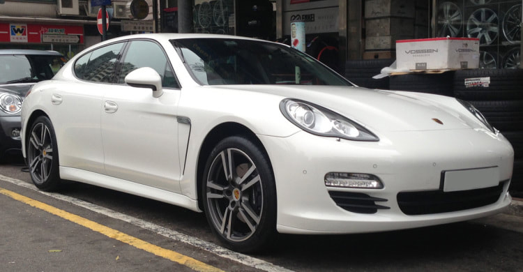 Porsche Panamera and Turbo II Wheels and 呔鈴 and wheels hk