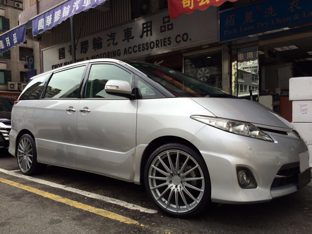 Toyota Estima and Modulare Wheels b33 and wheels hk and 呔鈴