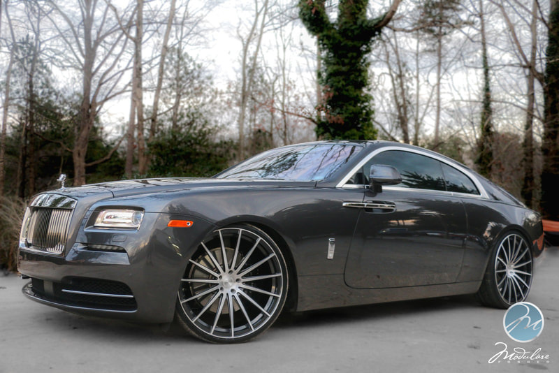 Rolls Royce wraith and Modulare Wheels B33 and wheels hk and 呔鈴