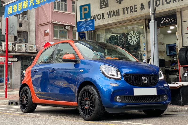 Smart for Four forfour and OZ Racing Superturismo GT wheels and wheels hk and 呔鈴