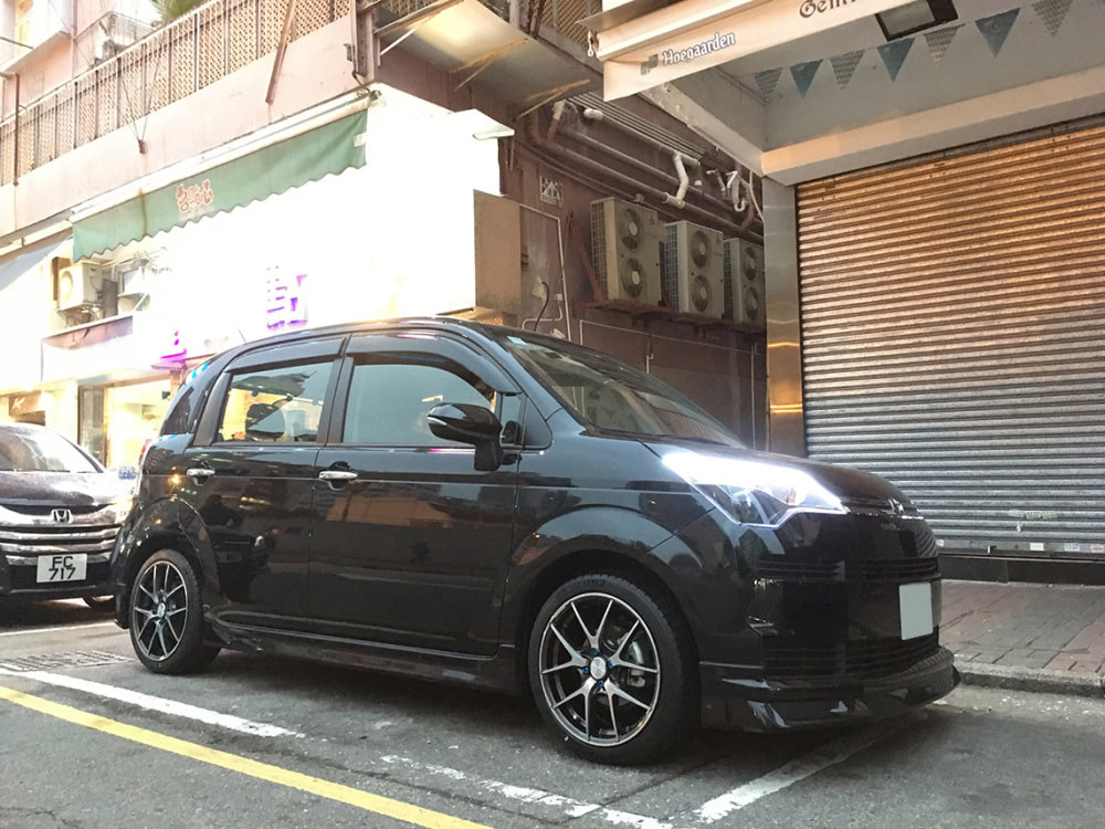 Toyota Spade and RAYS Homura A5S WheelsToyota Noah and RAYS Versus Vouge Wheels and wheels hk and 呔鈴