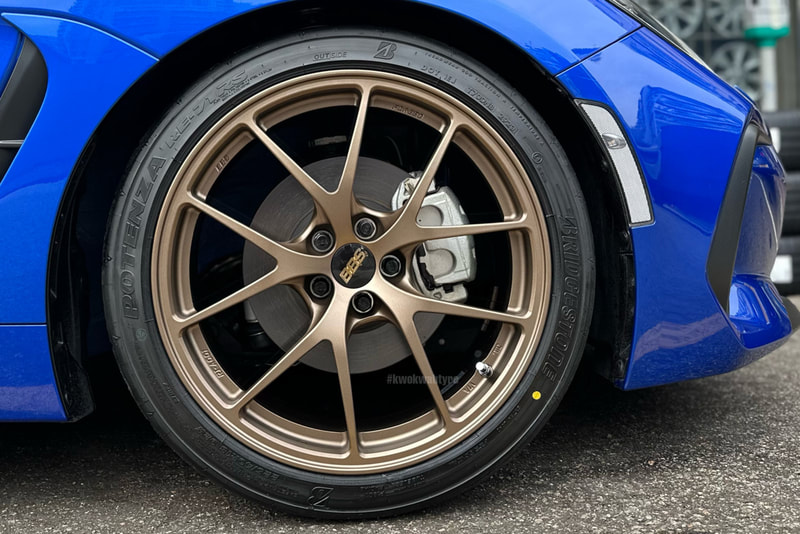 Subaru BRZ and BBS RIA Wheels and bridgestone RE71rs tyre and tyre shop hk and スバル BRZ