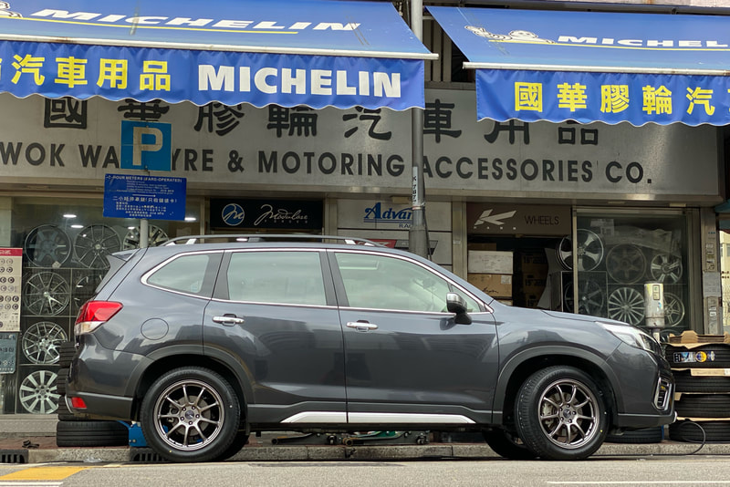 Subaru Forester and Enkei PF09 Wheels and tyre shop and bridgestone Alenza 001 tyre and 呔鈴