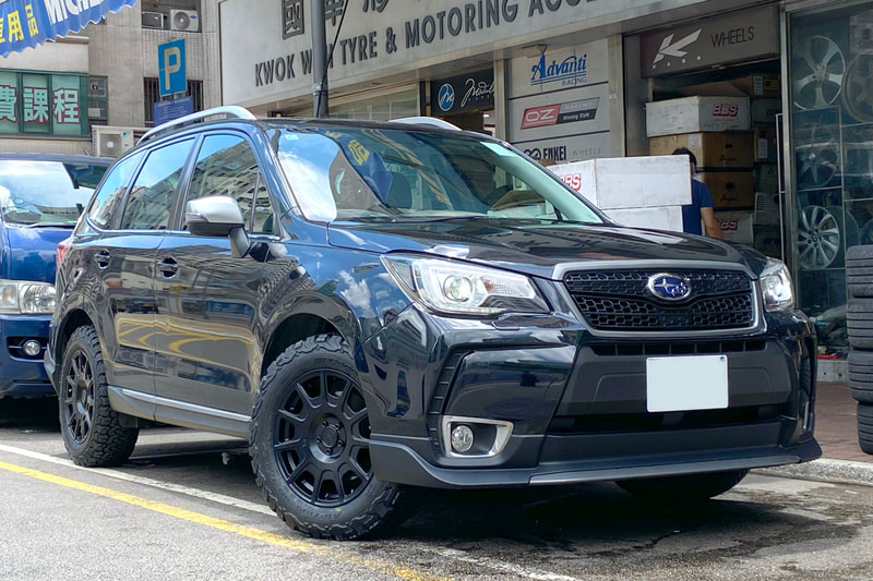 Subaru Forester and Motegi Racing MR139 wheels and tyre shop hk and bf goodrich ko2 tyres and 呔鈴
