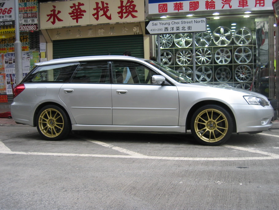 Subaru Legacy and oz racing ultraleggera wheels and wheels hk and 呔鈴