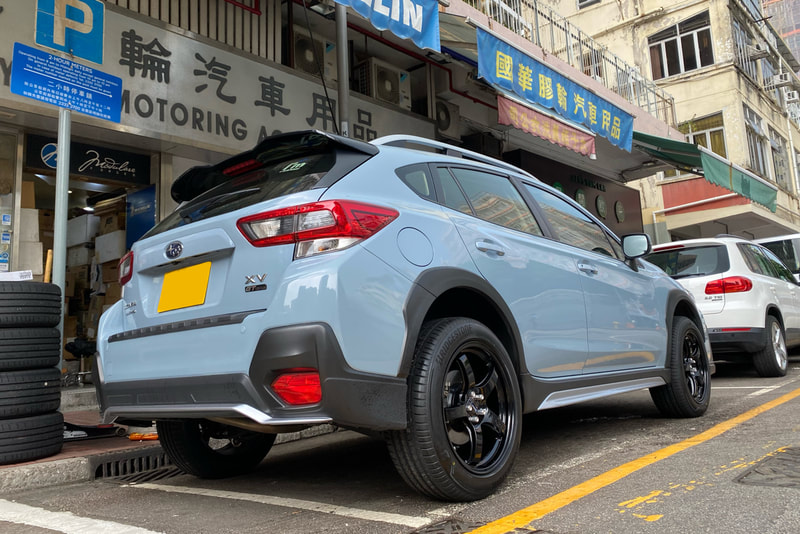 Subaru XV and RAYS 57CR wheels and Bridgestone ALenza 001 and tyre shop hk and 呔鈴 and 輪胎店
