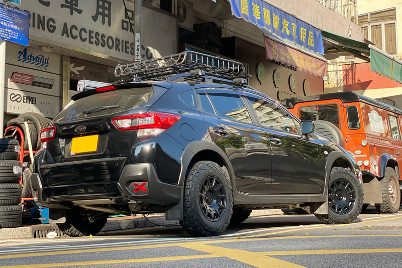 Subaru XV and Motegi Racing MR139 Wheels and tyre shop hk and bf goodrich tyres and 呔鈴 and 車軨