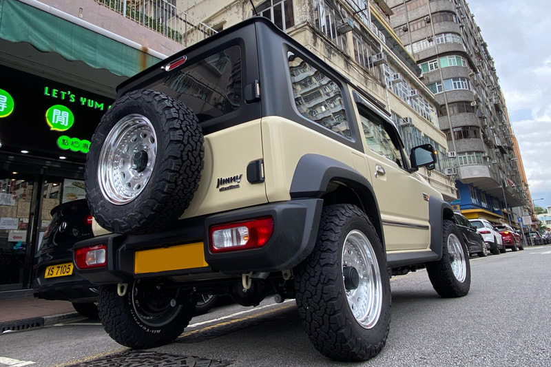 Suzuki Jimny JB74 and Work Crag Galvatre wheels and wheels hk and tyre shop and bf goodrich tyres and 呔鈴