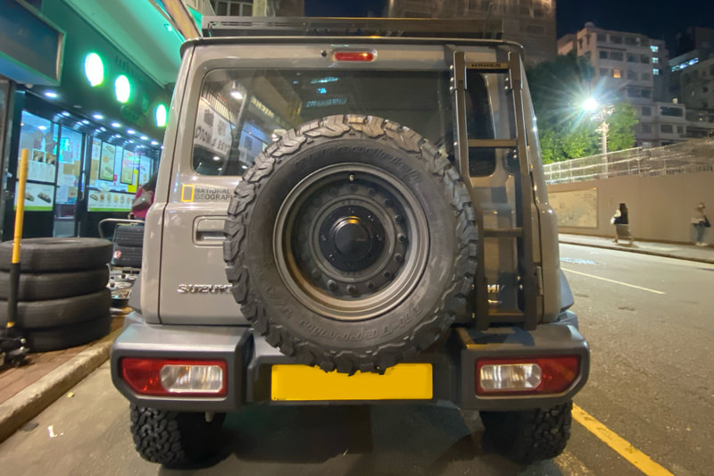Suzuki Jimny JB74 and Crimson Dean Colorado Wheels and tyre shop hk and BF Goodrich KO2 tyres and  輪胎店 and スズキ and ジムニー