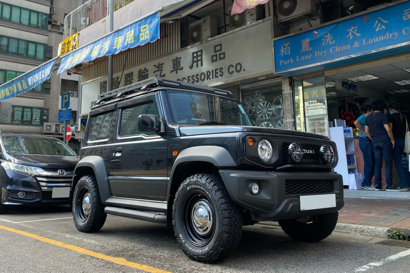 Suzuki Jimny and Dean CC3 wheels and wheels hk and 呔鈴 and tyre shop and bf goodrich tyres hk