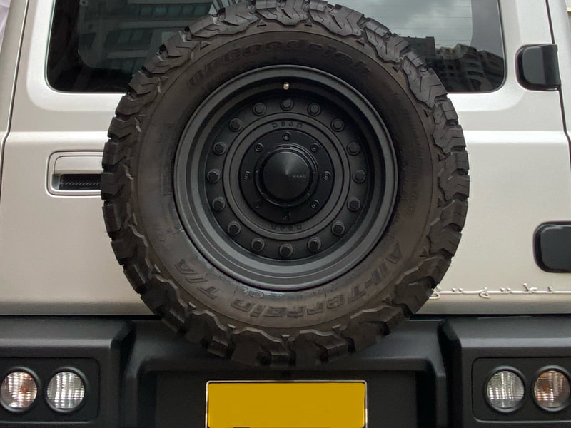 Suzuki Jimny JB74 and Crimson Dean Colorado Wheels and tyre shop hk and BF Goodrich KO2 tyres and  輪胎店 and スズキ and ジムニー