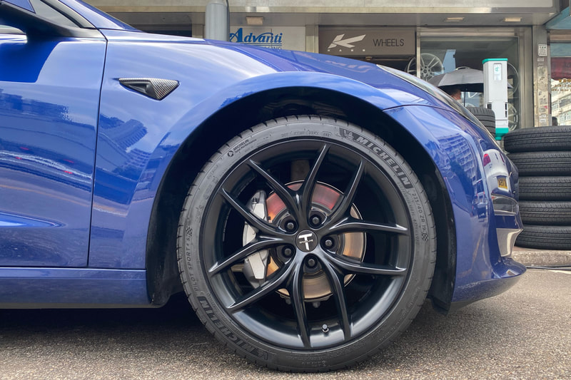 Tsportline TS5 Wheels and Telsa Model 3 Model Y and tyre shop hk and 輪胎店
