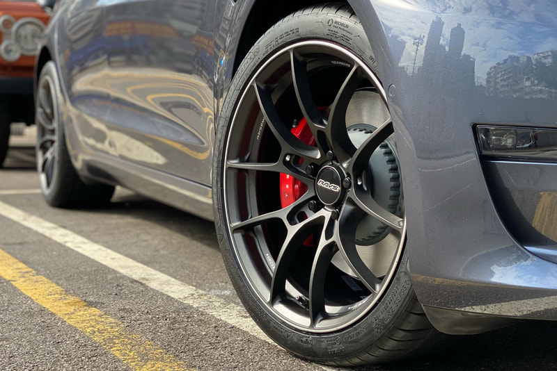 Tesla model 3 wheel choice and change wheel and 換鈴 and 換軨 and tyre shop hk 