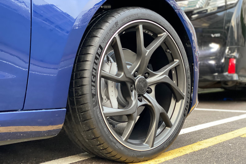 Tesla model 3 wheel choice and change wheel and 換鈴 and 換軨 and tyre shop hk 