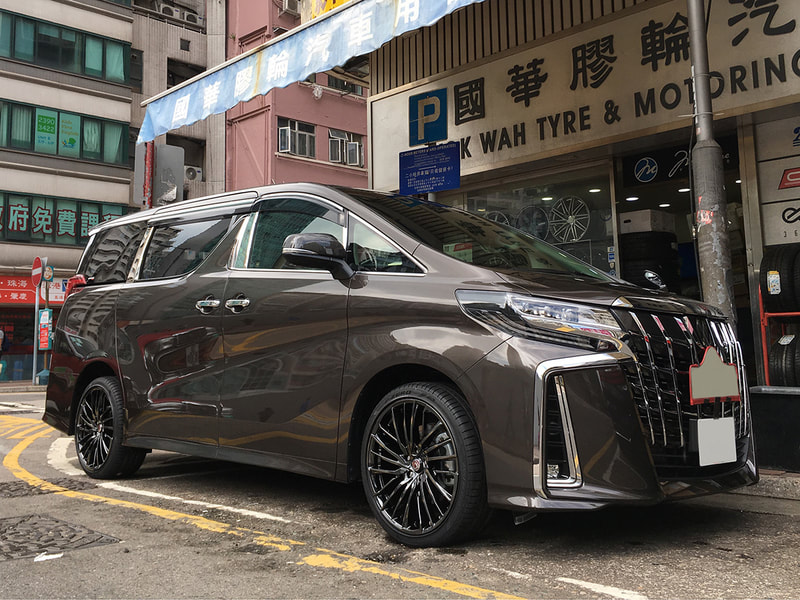 Toyota Alphard and RAYS Versus Avventura Wheels and wheels hk and 呔鈴