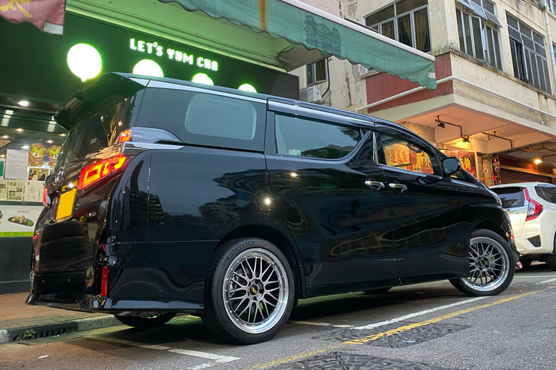 Toyota Alphard and Vellfire and BBS LM Diamond Black DB-BKBD Wheels and Michelin Pilot Sport 4S tyre