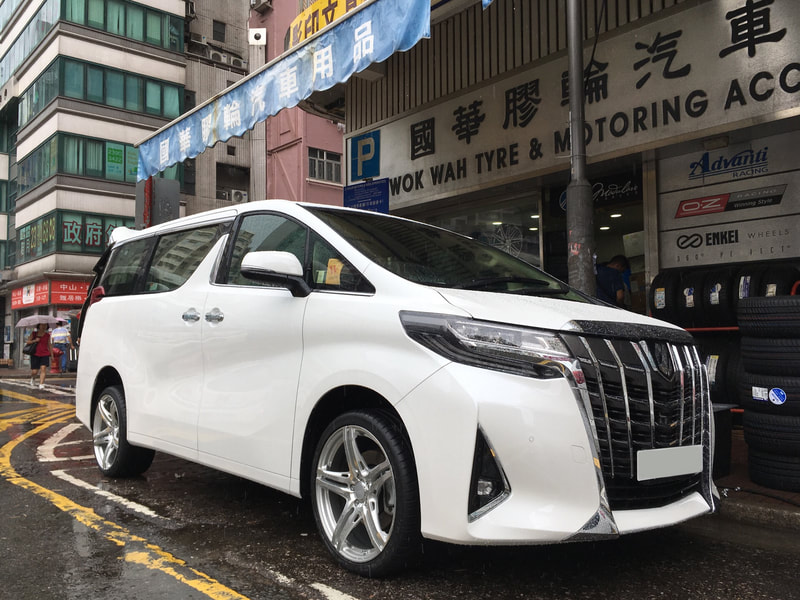 Toyota Alphard and RAYS VV52S wheels and wheels hk and 呔鈴