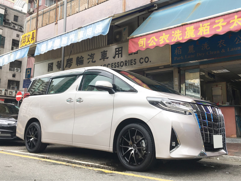 Toyota alphard and RAYS Volk Racing G25 EDGE wheels and wheels hk and 呔鈴