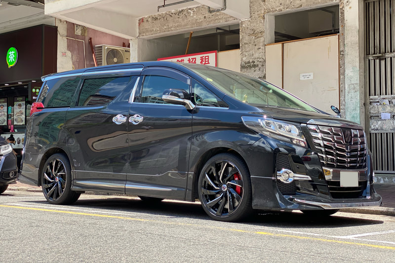 Toyota Alphard and RAYS Versus Revolve Wheels and wheels hk and tyre shop hk and 呔鈴