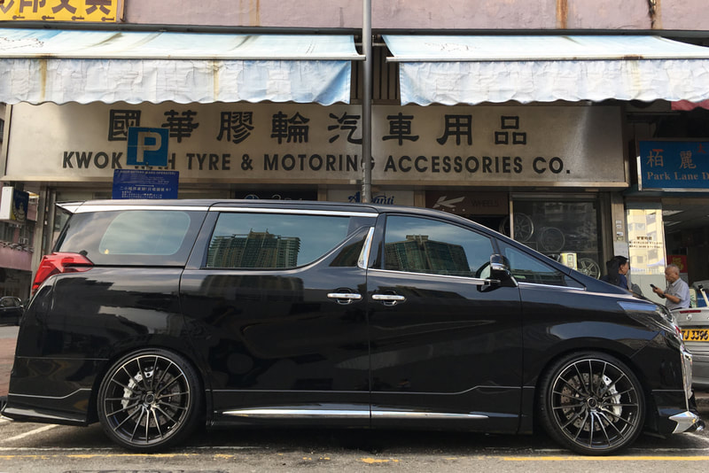 Toyota Alphard and RAYS Waltz Forged A&N15 R/L Wheels and wheels hk and 呔鈴