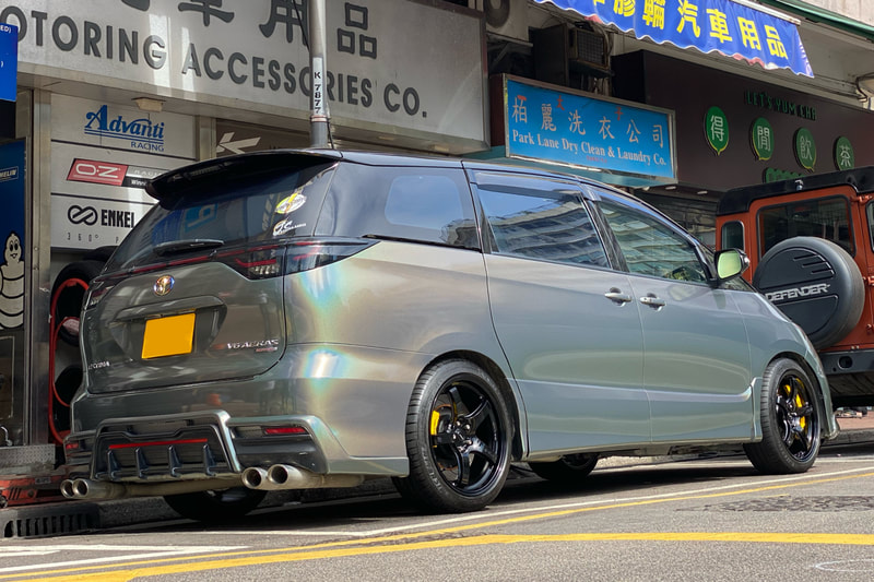 Toyota Previa and Estima and Rays 57CR Wheels and tyre shop hk and 呔鈴