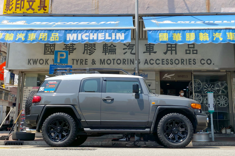 Toyota FJ Cruiser and Fuel D706 Siege Wheels and tyre shop hk and offroad wheel hk and BF Goodrich KO2 tyres and 呔鈴