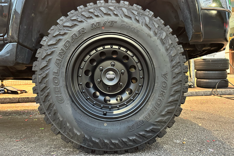 Toyota Hilux Surf and American Racing AR62 Outlaw 2 Wheels and Off road wheels and tyre shop hk