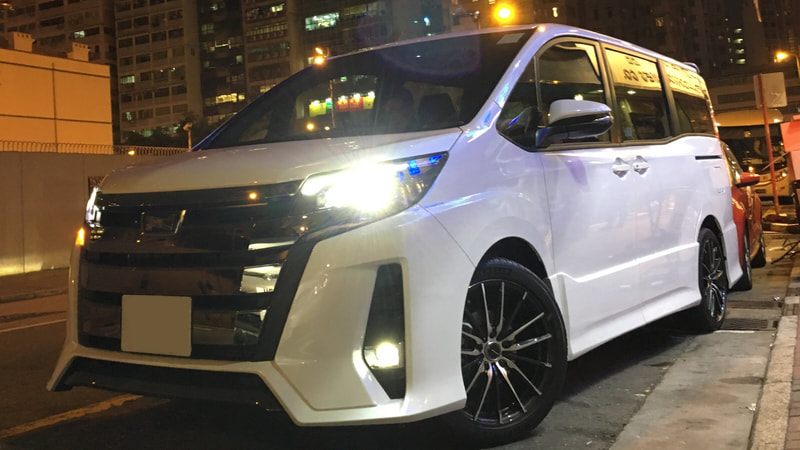 Toyota Noah and RAYS Gramlights XMA Wheels and wheels hk and 呔鈴