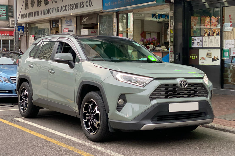 Toyota RAV4 and RAYS DS5 wheels and tyre shop hk and 呔鈴